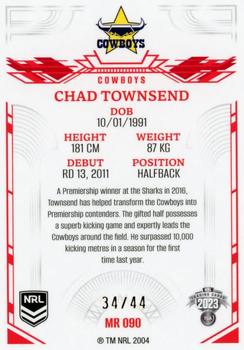 2023 NRL Traders Elite - Mojo Ruby #MR090 Chad Townsend Back